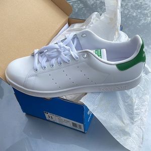 Adidas Stan smith size 11 white with green Brand new with tags